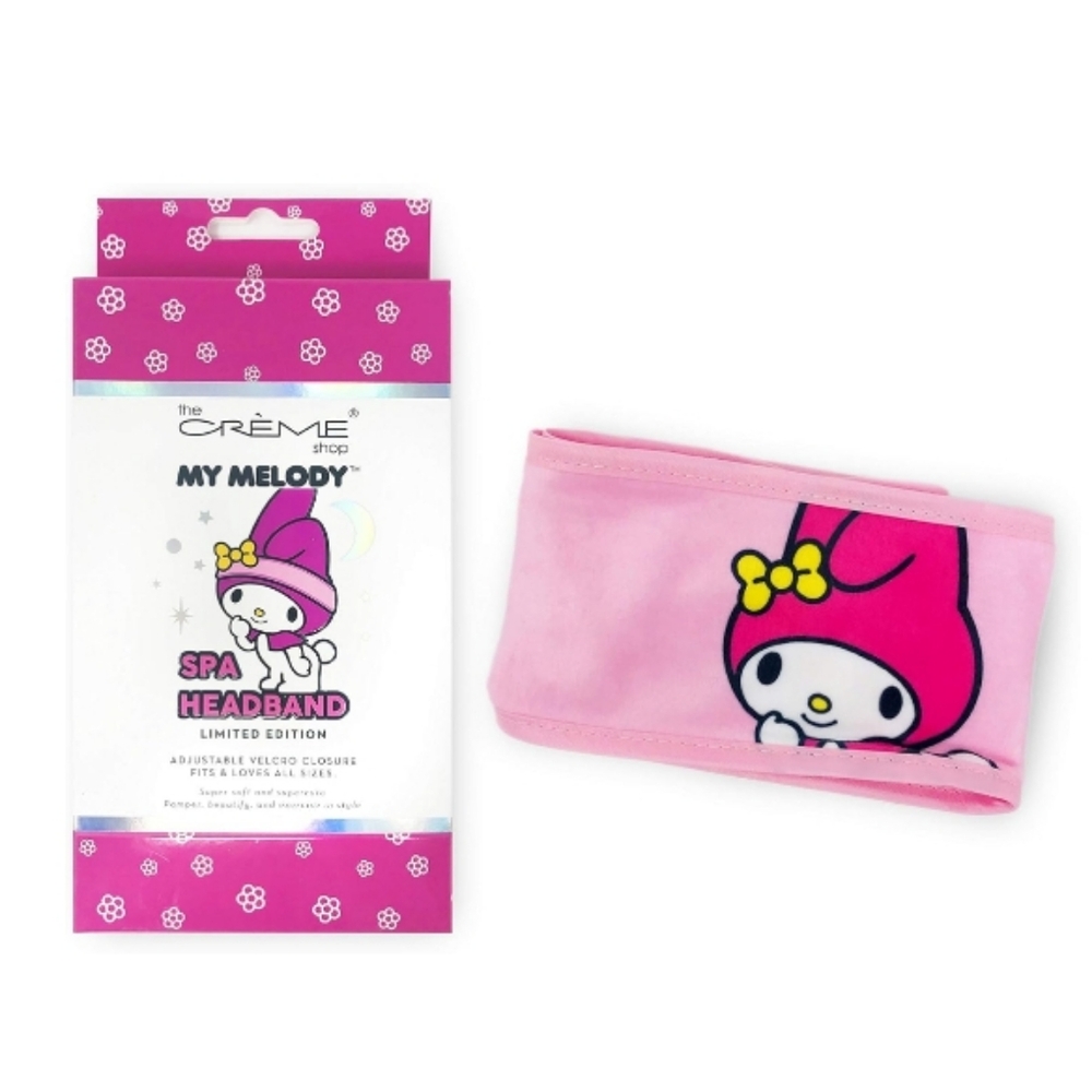 The Crème Shop My Melody Pink Spa Headband NWT